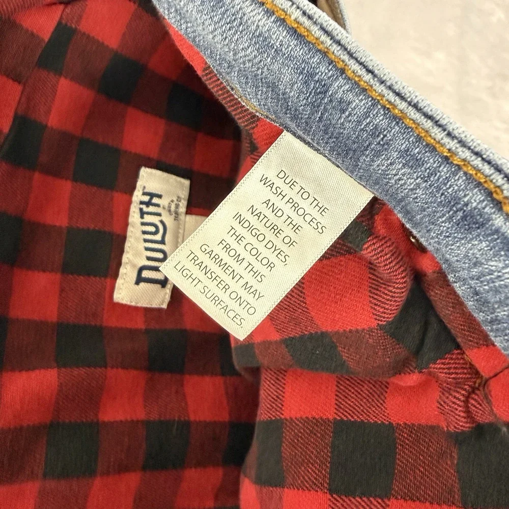 Duluth Trading Co Flannel Lined Jeans Men's‎ 40x30 Ballroom Double Flex Outdoor
